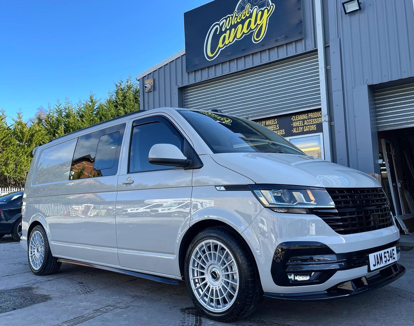 Splitter Anteriore VOLKSWAGEN Transporter T6.1 2019-2021 Versione 2 Con ABE TÜV