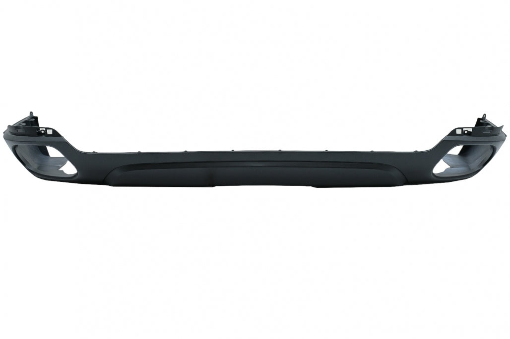 Diffusore mantovana per paraurti posteriore con terminali di scarico quadrati adatto per BMW X5 F15 (2013-2018) Design M-Tech V8 per paraurti posteriore standard edizione grigio scuro