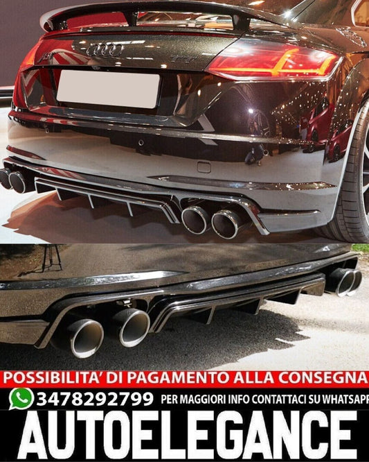 REAR BUMPER SUITABLE FOR AUDI TT 8S "ONLY FOR S-LINE VERSION"
