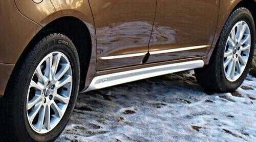 Pair of side skirts suitable for volvo xc60 raw to be painted
