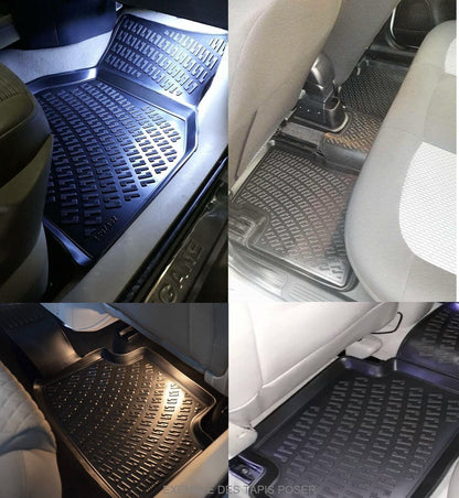 SET TAPPETI VW GOLF 6 3D SU MISURA GOMMA IN TPE NUOVO FRONTE E POSTERIORI