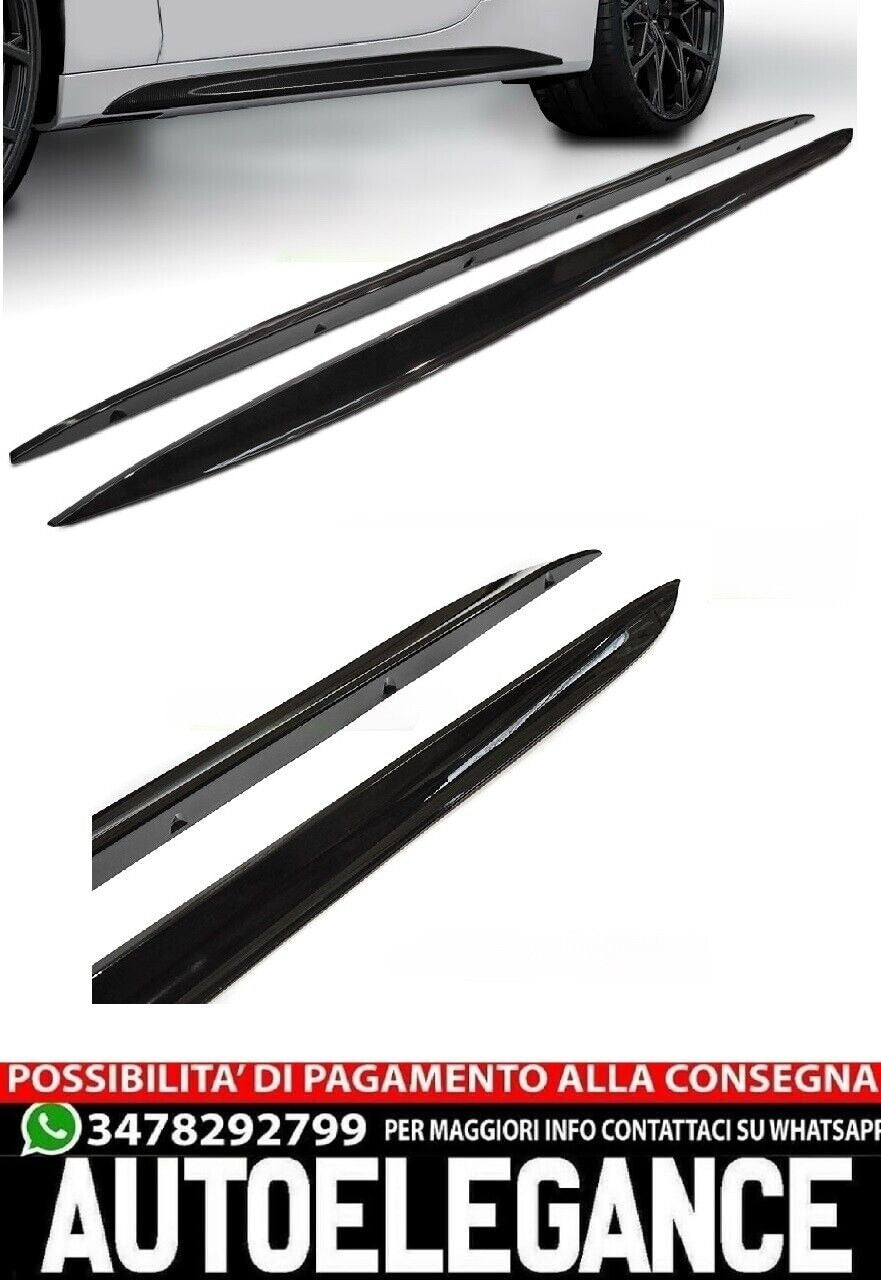 SIDE SKIRT PERFORMANCE STYLE GLOSS BLACK SUITABLE FOR BMW G22 G23 2019
