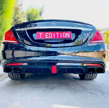 DIFFUSORE POSTERIORE ADATTO PER MERCEDES CLASSE S W222
