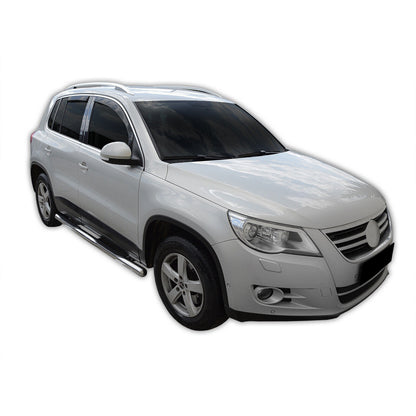 BARRE LATERALI PEDANE SOTTOPORTA INOX SPEDIZIONE GRATUITA per VW TIGUAN