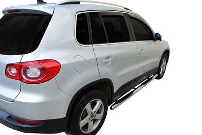 BARRE LATERALI PEDANE SOTTOPORTA INOX SPEDIZIONE GRATUITA per VW TIGUAN
