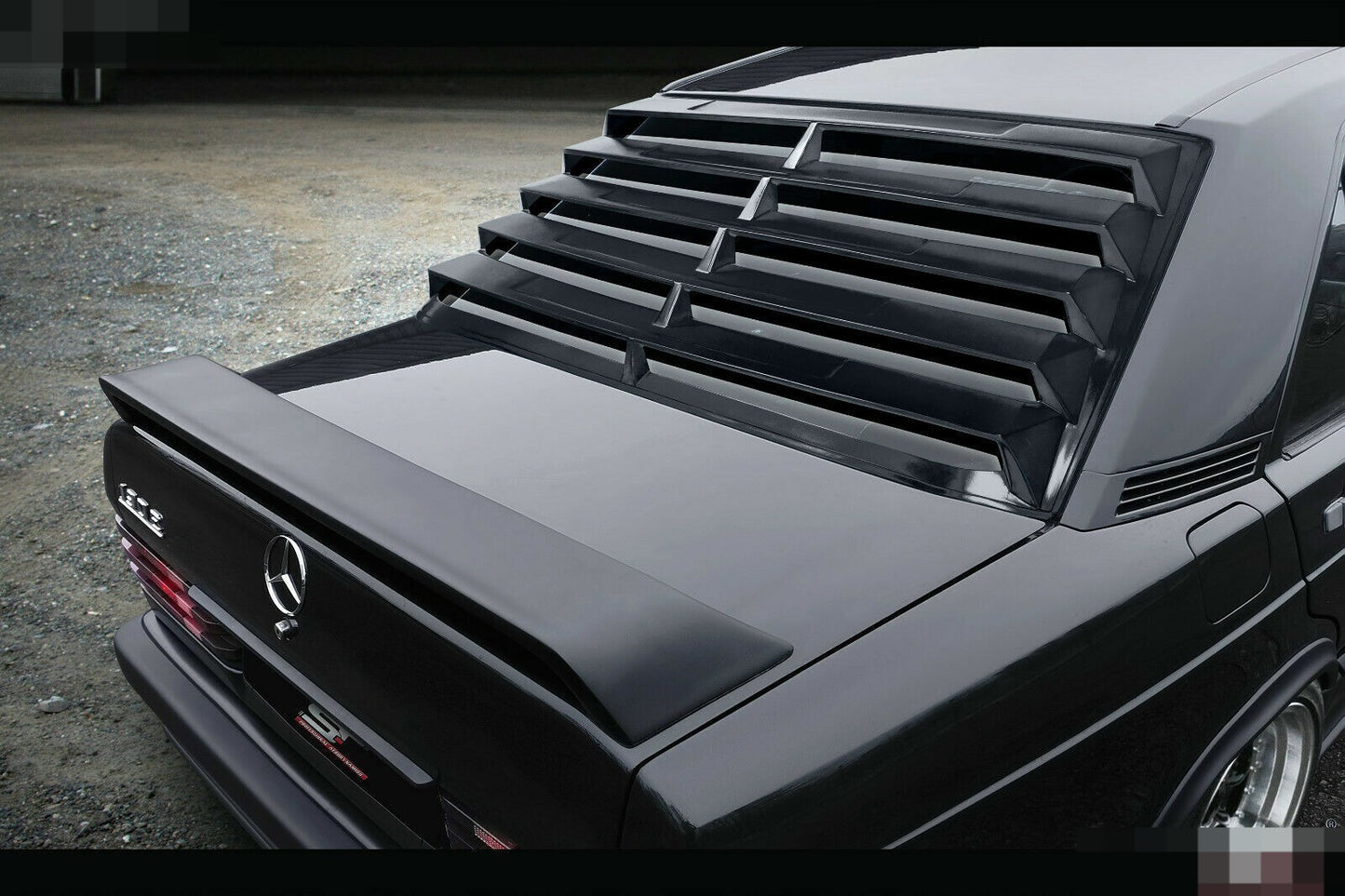 Per Mercedes 190, w201 tapparella lunotto, Window Louver, scala per gatti