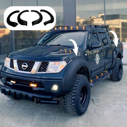 Parafanghi per NISSAN Navara D 40 2005-2010 4 pezzi