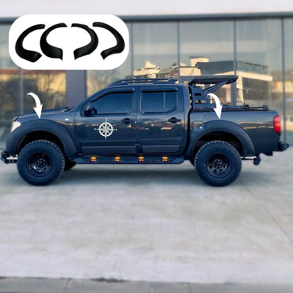 Parafanghi per NISSAN Navara D 40 2005-2010 4 pezzi