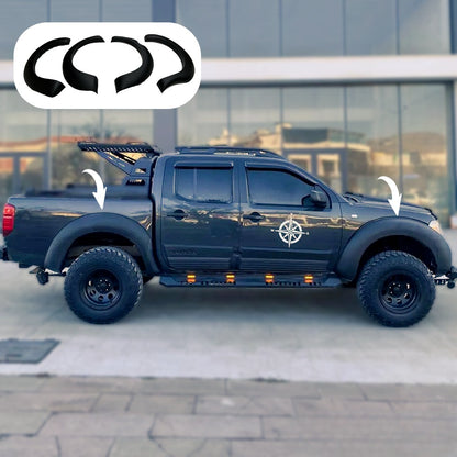 Parafanghi per NISSAN Navara D 40 2005-2010 4 pezzi