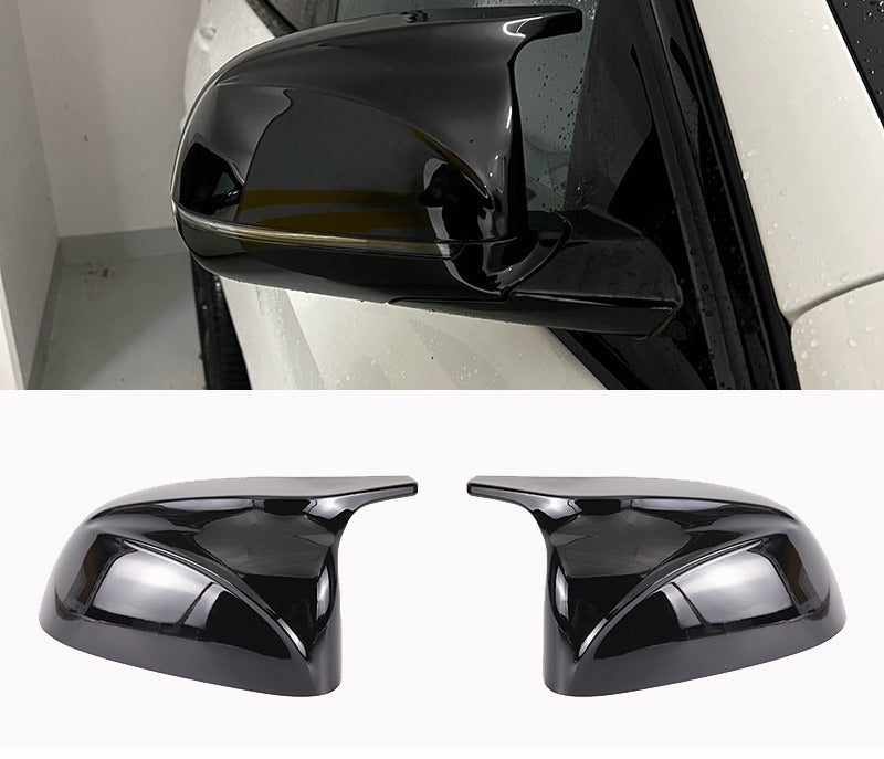 Calotte specchietti nere sportive per cambio per BMW G01 G02 G05 G06 G07
