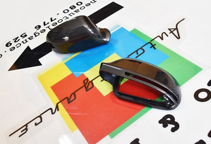 CARBON MIRROR COVERS AUDI S3 8P 2008-5/2010 LED TURN SIGNAL CAPS