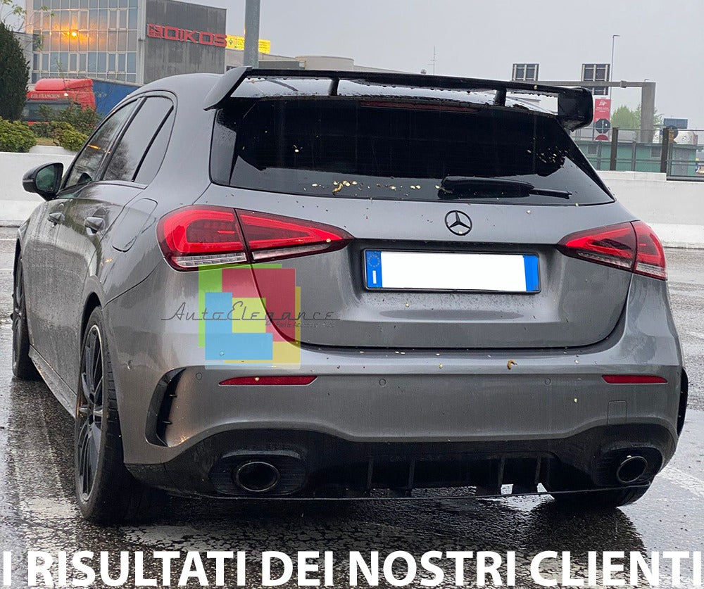 GRIGLIA + SPOILER + SPLITTER ADATTOO PER MERCEES W177 KIT COMPLETO