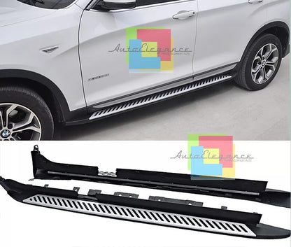 PEDANE LATERALI BMW X2 F39 DAL 2017+ SOTTO PORTA TOP QUALITA' LOOK M -