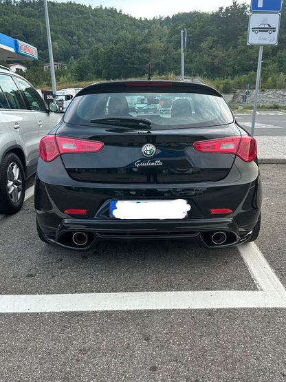 ART. 0405 DIFFUSORE ALFA ROMEO GIULIETTA LOOK QUADRIFOGLIO NERO LUCIDO