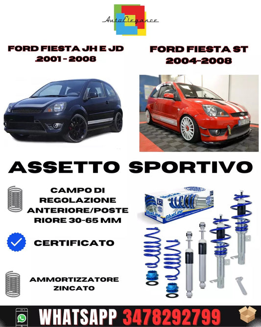 BlueLine sports suspension suitable for Ford Fiesta JH and JD 01-08 and ST 04-08