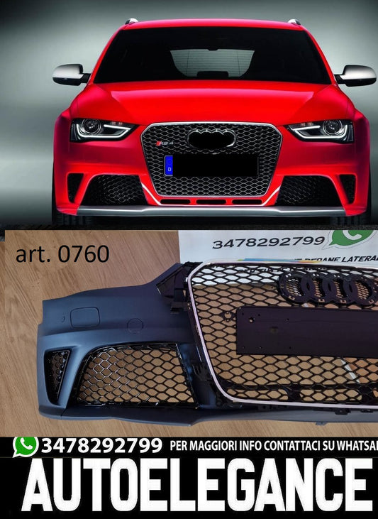 BUMPER SUITABLE FOR A4 B8 LIFT 12-16 RS4 LOOK