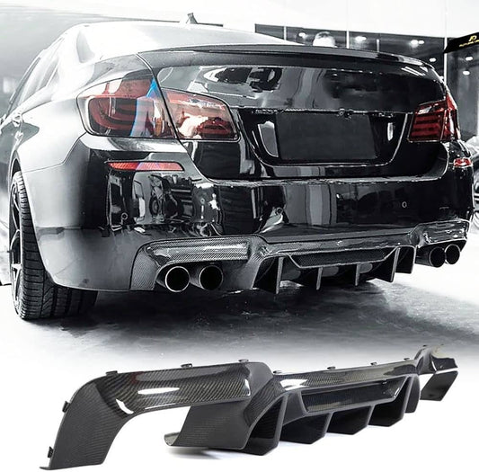 PARAURTI POSTERIORE ADATTO PER BMW SERIE 5 F10 + DIFFUSORE