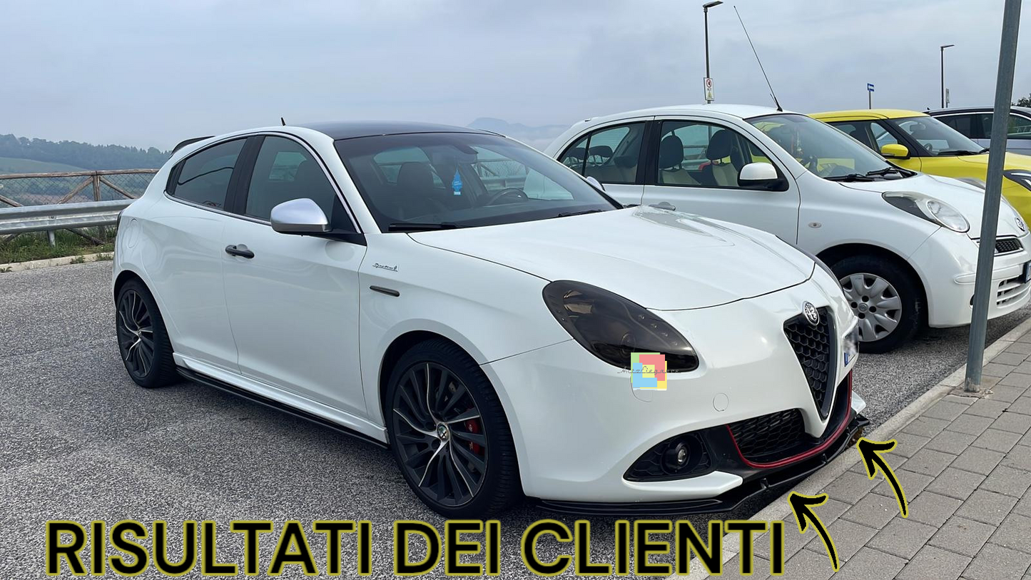 🥀0274 ALFA ROMEO GIULIETTA SPLITTER LIP SPOILER SOTTO PARAURTI ANTERIORE🥀
