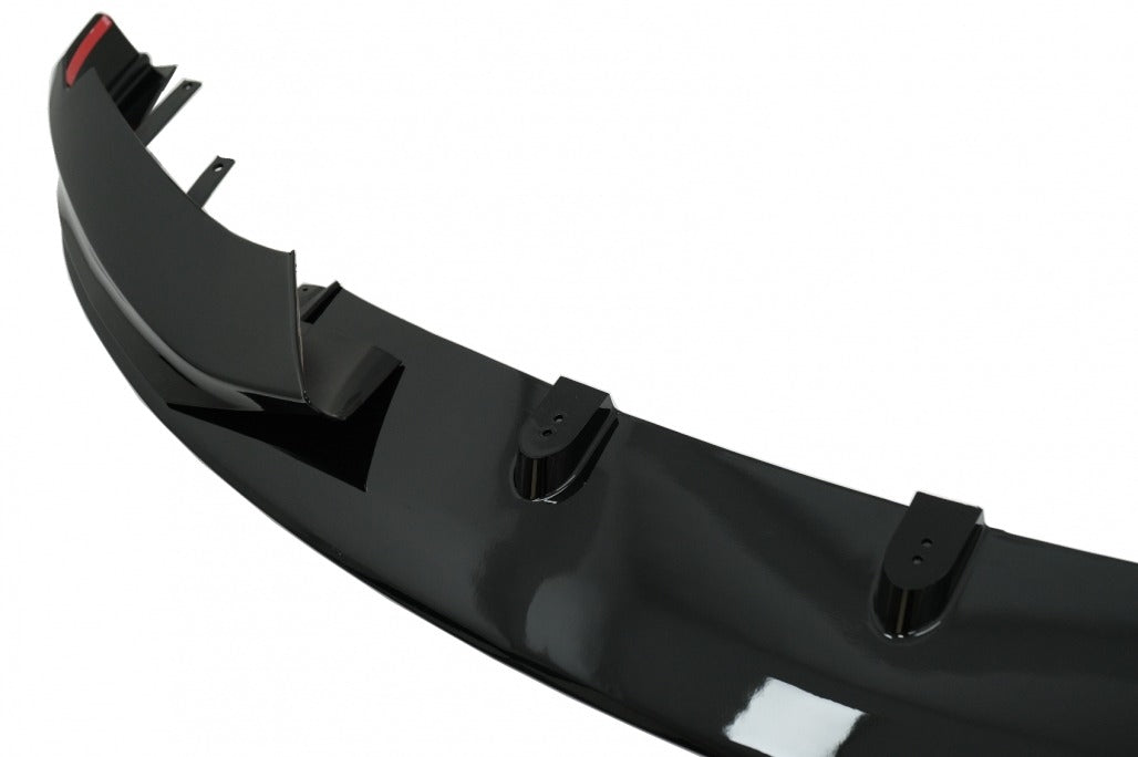 SPLITTER spoiler paraurti anteriore adatto per BMW Serie 4 F32 Coupe F33 Cabrio F36 Grand Coupe (2013-03.2019) M Design Nero LUCIDO