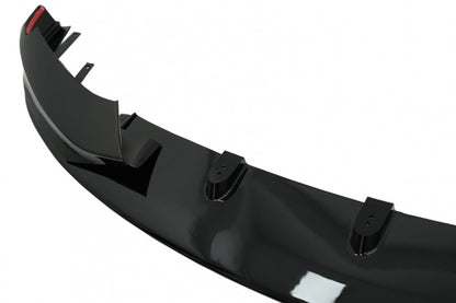 SPLITTER spoiler paraurti anteriore adatto per BMW Serie 4 F32 Coupe F33 Cabrio F36 Grand Coupe (2013-03.2019) M Design Nero LUCIDO