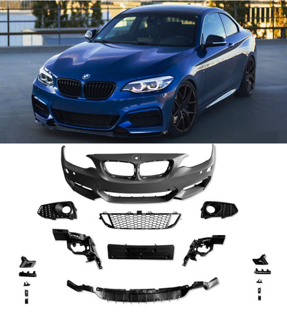 BODYKIT SUITABLE FOR BMW 2 Series F22 Coupé F23 Cabrio (2014-2017) Msport Design