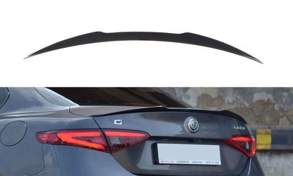 art.0232 spoiler posteriore alfa romeo giulia nero lucido