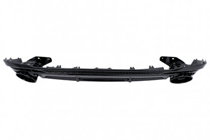 Rear bumper valance diffuser suitable for audi a4 b9 8w facelift (2020 onwards) only s-line black