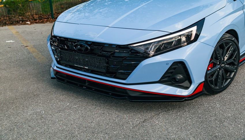 ⭐SPLITTER ANTERIORE ADATTO PER HYUNDAI I20 N Mk3 2020+⭐
