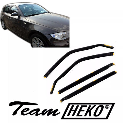 SET 4 DEFLETTORI ARIA ANTITURBO ANTIVENTO per BMW 1 SERIE E87 2004-2011