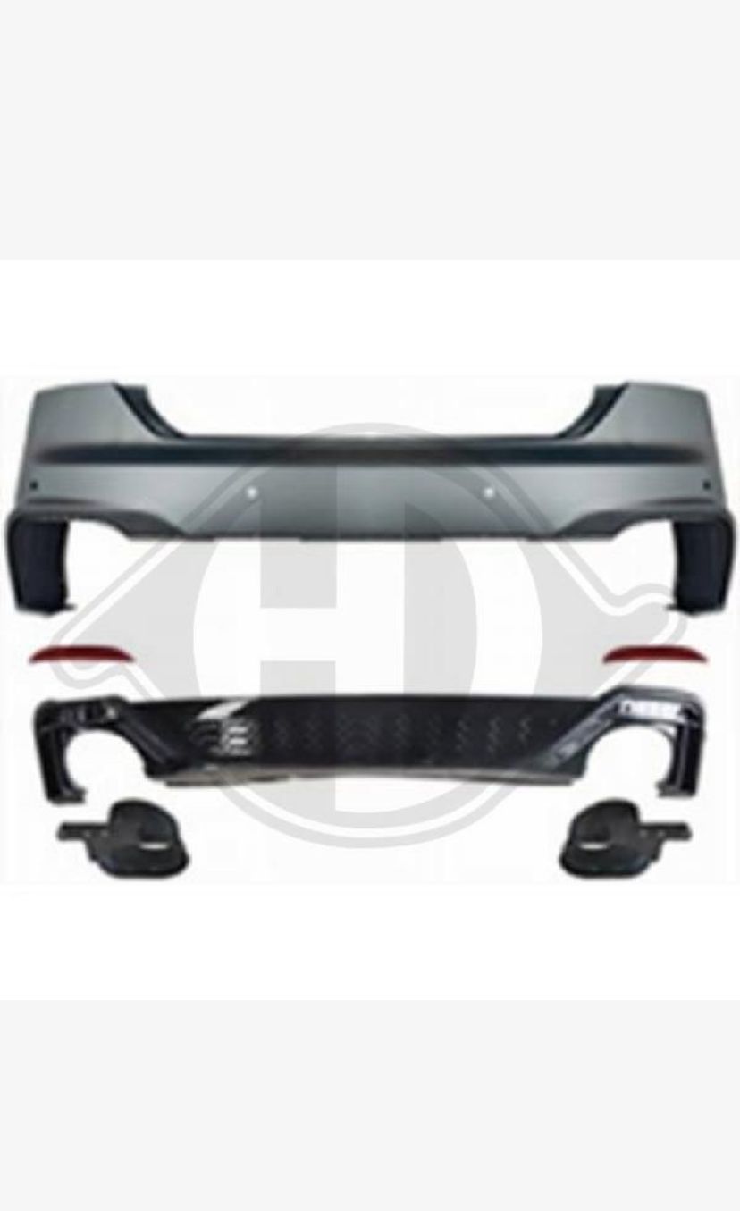 PARAURTI POSTERIORE ADATTO A5 F5 16-19 LOOK RS5 2020+