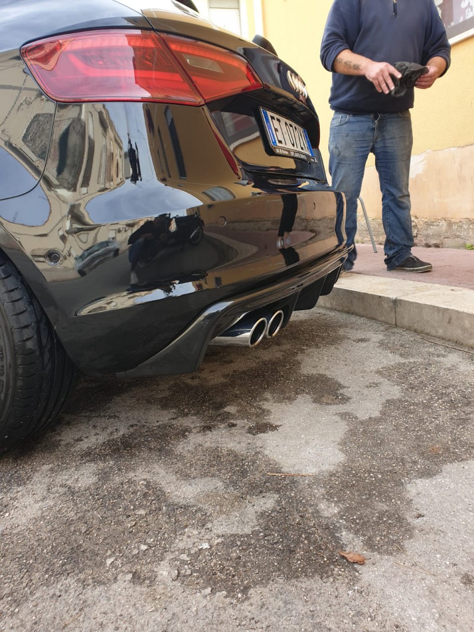 PARAURTI POSTERIORE A3 8V 12-16 LOOK RS3