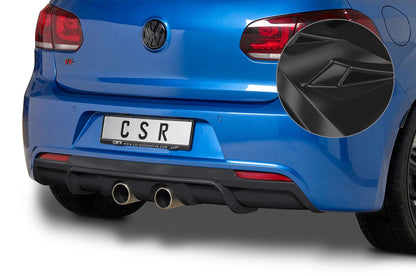 DIFFUSORE posteriore con ABE per VW Golf 6 R HA268-G