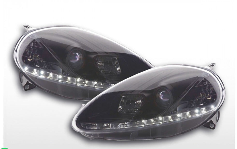 COPPIA FARI LED PUNTO NERI DAYLINE 2005-2008