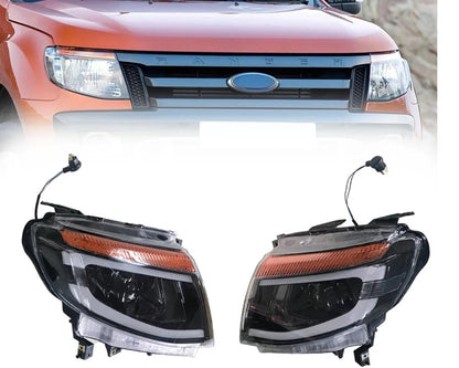 COPPIA FARI Per Ford Ranger T6 2012-2014 Auto Nebbia DRL Freno Indicatore di Direzione Della Lampada Plug and Play
