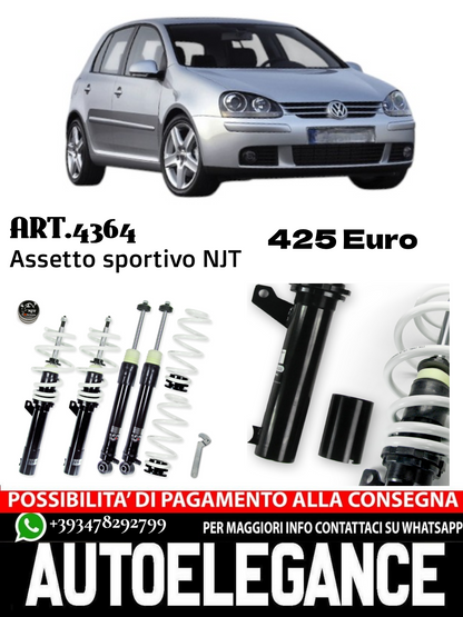 🎀Art.4364 Kit assetto sportivo NJT eXtrem adatto per VW Golf 5 1.9TDi🎀