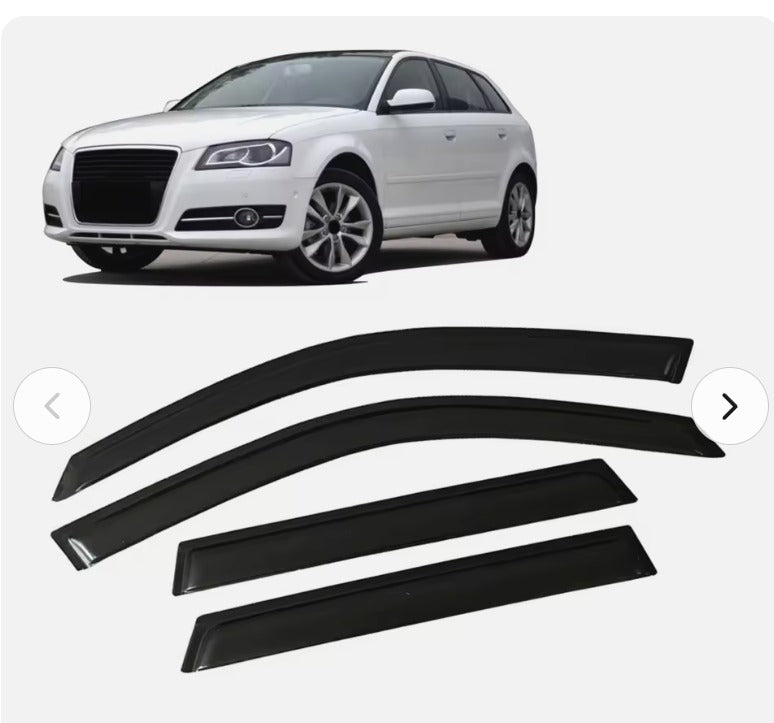 DEFLETTORI 4 PEZZI AUDI A3 8P FUME ANNO 05-11 SPORTBACK