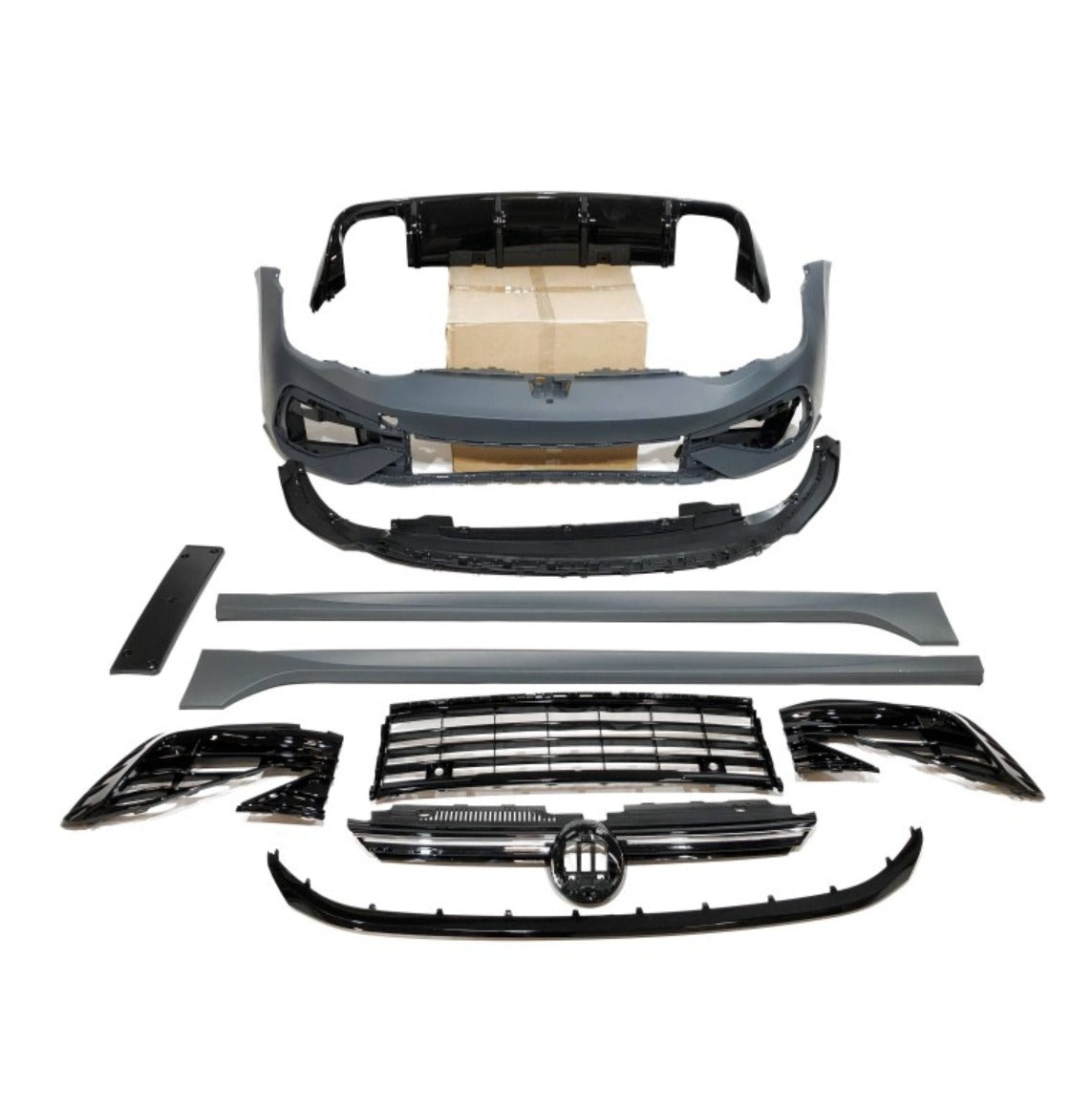 BODYKIT GOLF 8 R Kit De Estetici Volkswagen Golf 8 3/5 Porte Look R20 2 Scarico