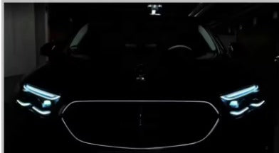 Per Mercedes-Benz Classe E W214 2024-2025 E300L E260L Griglia LED  anteriore illuminata Accessorio luce LED