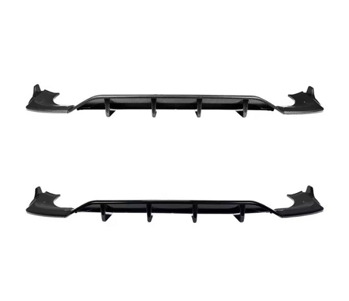 Per Tiguan MK3 Rline 2024 + Di alta Qualità In Plastica ABS Auto Paraurti Posteriore Diffusore Splitter Spoiler Nero Kit Corpo