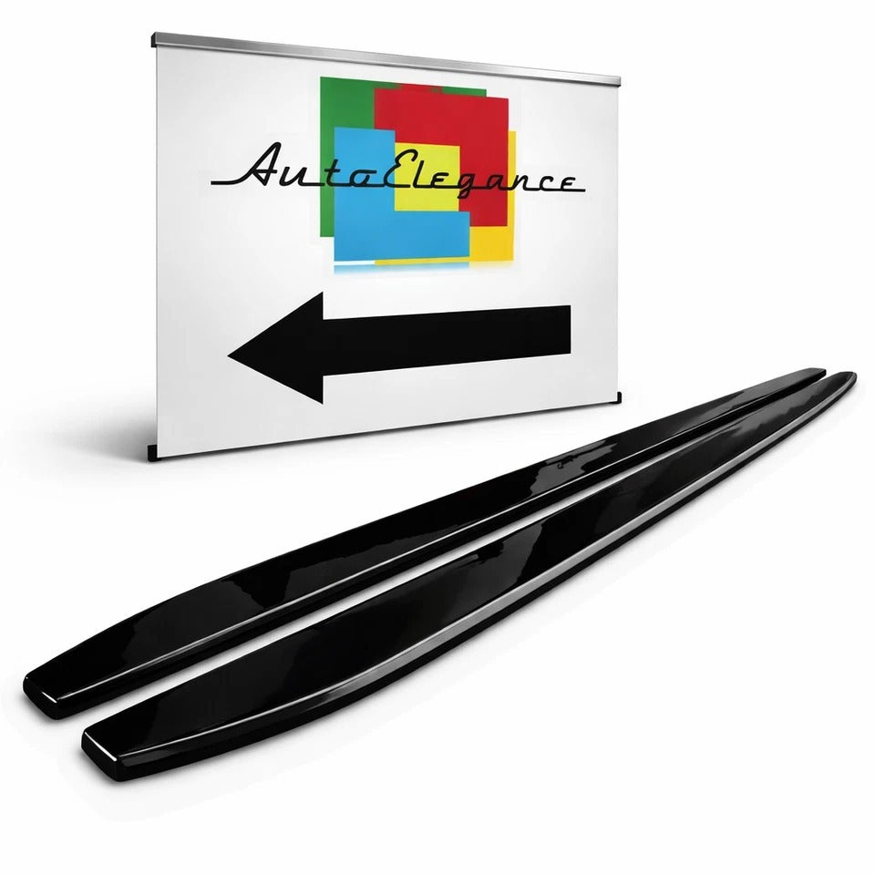 💕ART.0476 SOTTO MINIGONNE  AUDI  A3 NERO LUCIDO 185CM 💕