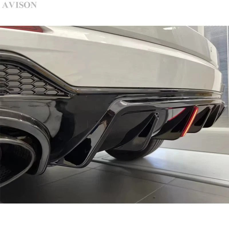 💕ART.8869 DIFFUSORI  AUDI  Q3 F3 2018+ SUV   NERO  LUCIDO💕