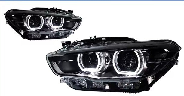 COPPIA FARI FULL FULL LED ADATTI BMW SERIE 2 F20  15-18 PER ALOGENI
