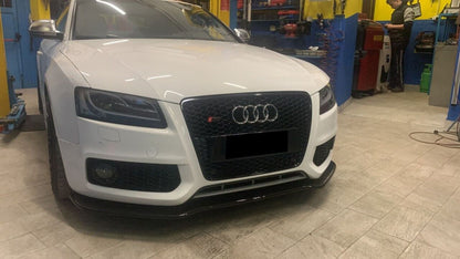 💕ART. 0891 SPLITTER AUDI A5 2007-2011 SLINE S5 NERO  LUCIDO 💕