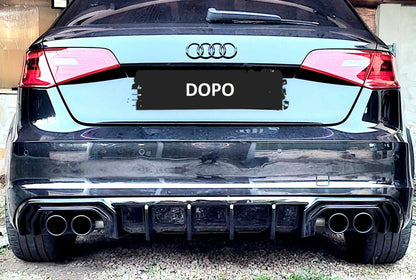 💕ART.2150 DIFFUSORE AUDI A3 8V 2012-2016 SLINE S3 NERO LUCIDO 2+2💕