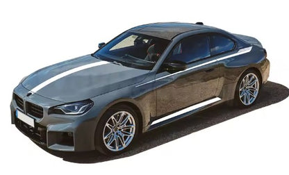 Set di 7 Adesivi per Strisce Laterali Superiori Porta, Cofano, Tetto e Bagagliaio in Vinile per BMW M2 G87 2026