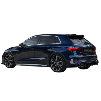 💕ART.2227 SOTTO MINIGONNE AUDI A3 8Y S3 2020-2024 NERO LUCIDO💕