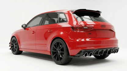 👉ART.10561 DIFFUSORE LOOK S3 ADATTO PER Audi S3 8V SB 2017+ PARAURTI SLINE👈