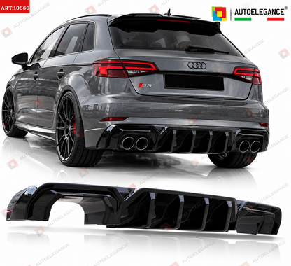 👉ART.10560 DIFFUSORE LOOK S3 ADATTO PER Audi S3 8V SB 13-16 PARAURTI SLINE👈