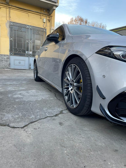 0221 PARAURTI PER MERCEDES-BENZ CLASSE A W177 LOOK AMG A45S + GRIGLIA CROMATA