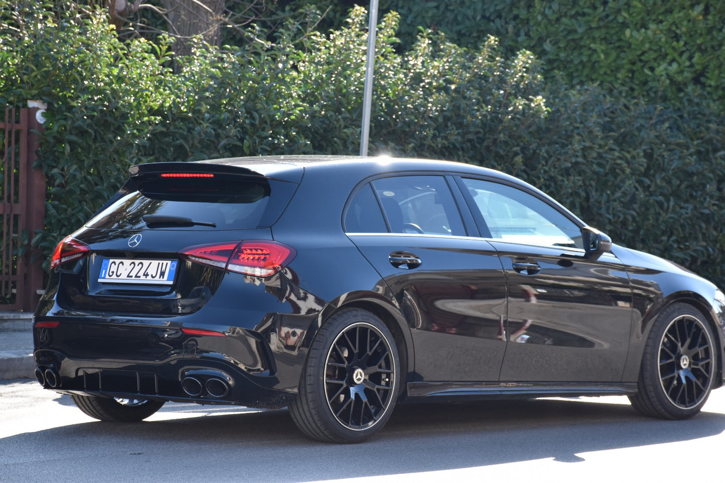 PARAURTI POSTERIORE ADATTO PER CLASSE A W177 HATCHBACK LOOK A45